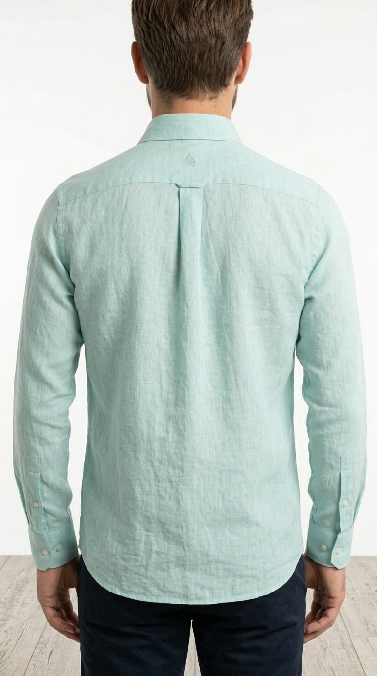 Camicia Lino Collo Francese